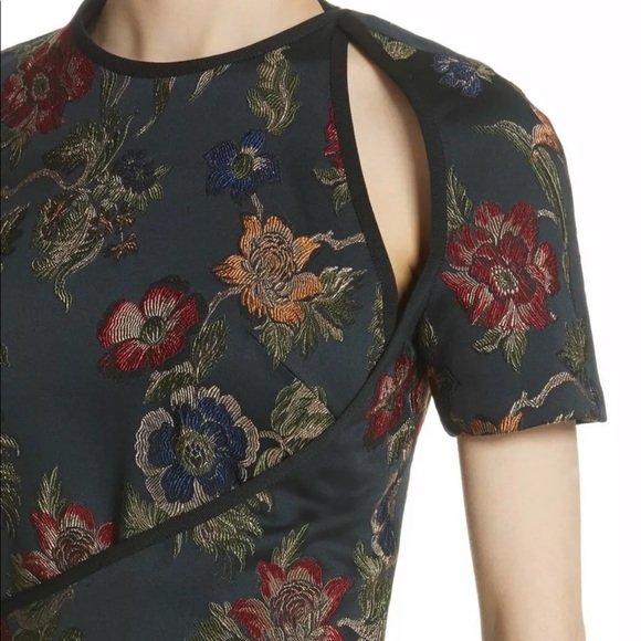 Rosetta Getty Floral Jacquard Dress size 12 - Picture 7 of 10